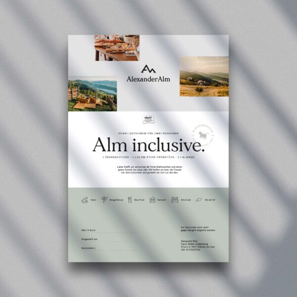 Alm Inclusive Gutschein