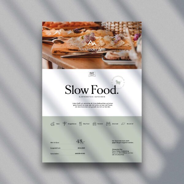 Slow Food Gutschein